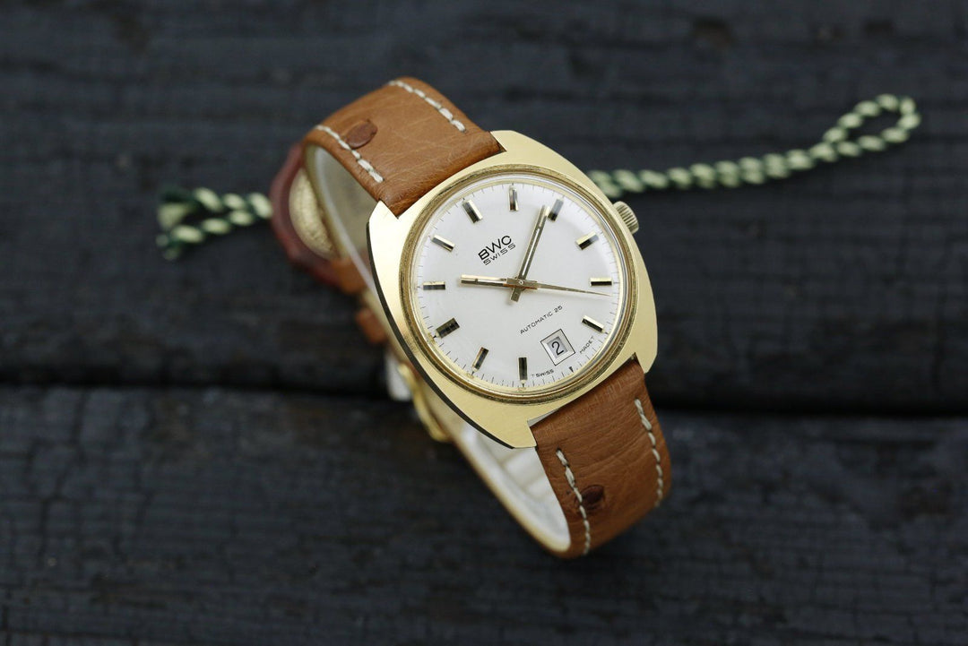 BWC Swiss Automatic 25 Vintage Armbanduhr 36mm