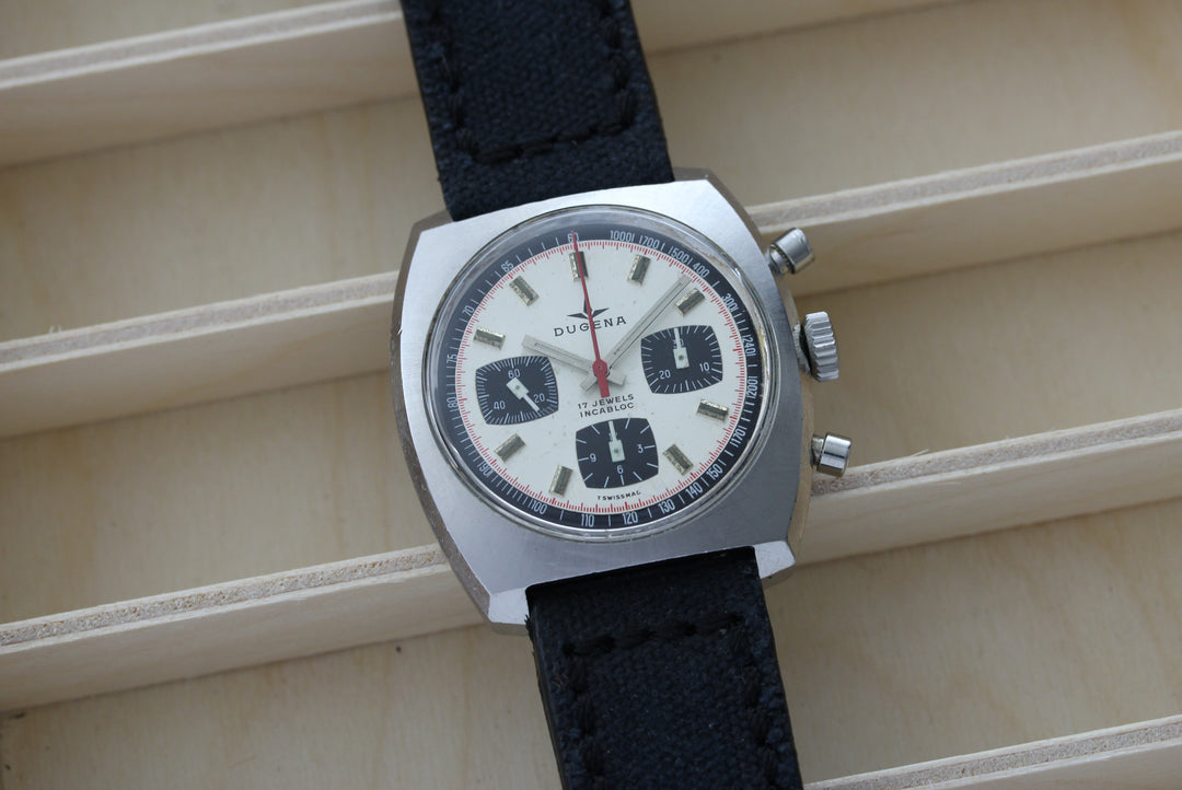 Dugena Tri-Compax Chronograph Panda