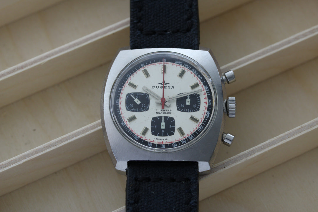 Dugena Tri-Compax Chronograph Panda