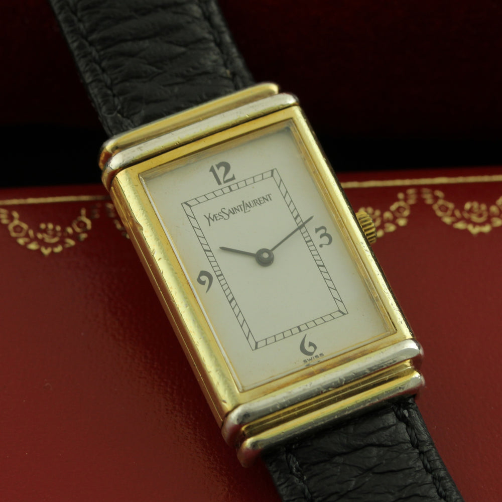 Yves Saint Laurent tank by Cartier 35x21mm