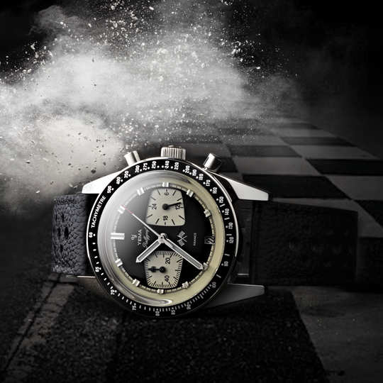 Yema RALLYGRAF MECA-QUARTZ Reverse Panda
