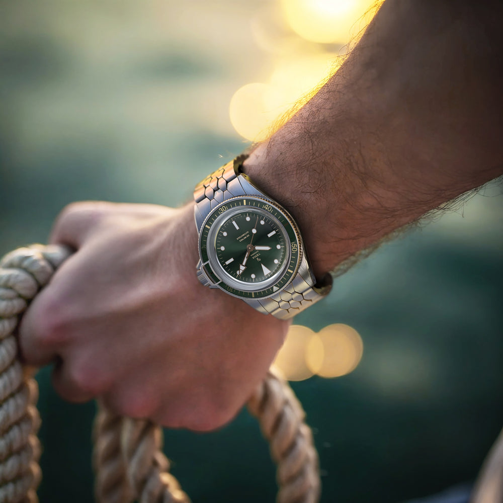 YEMA Superman Gilt Grün 39mm