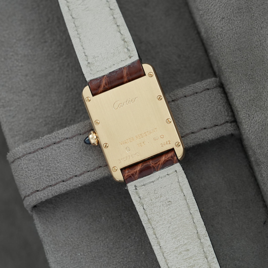 Cartier Tank Louis Cartier ref.2442 Papiere + Cartier Service 2025
