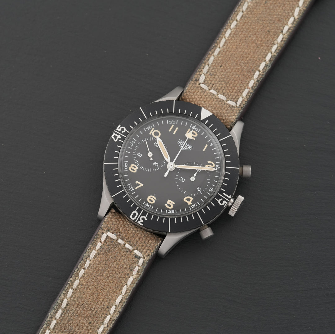 Heuer Bundeswehr Flyback ref.1550sg