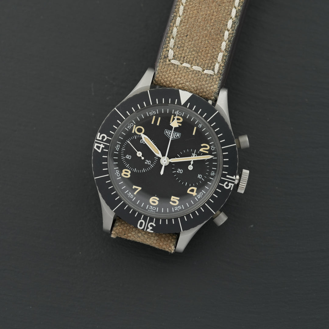 Heuer Bundeswehr Flyback ref.1550sg
