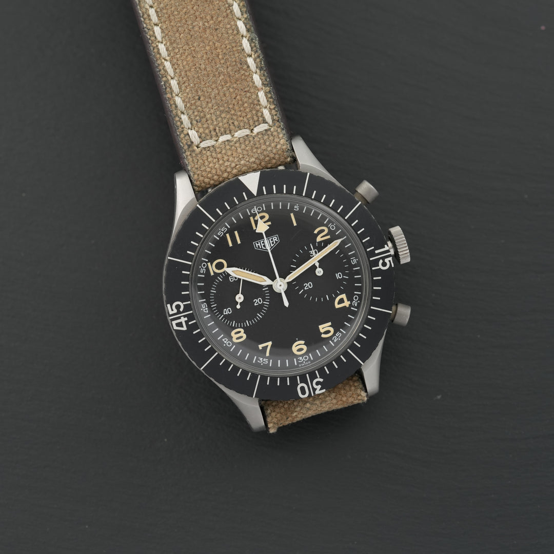 Heuer Bundeswehr Flyback ref.1550sg