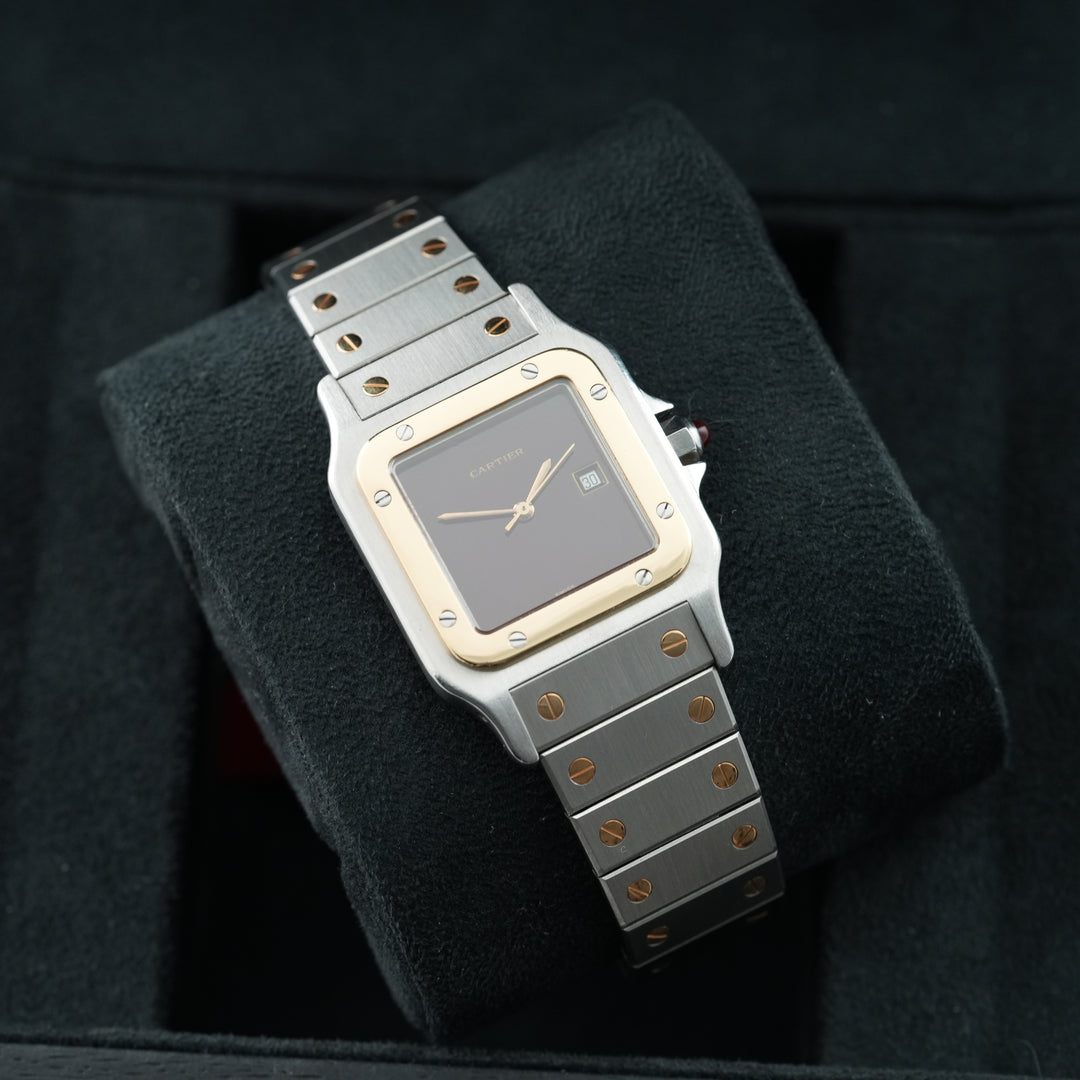 Cartier Santos Carree ref.2691 'Burgundy'