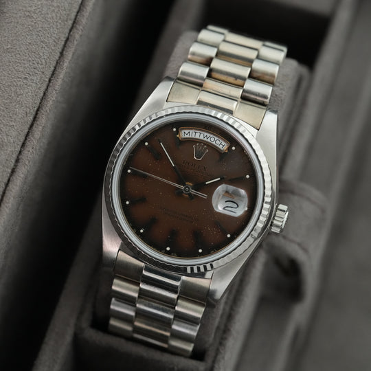 Rolex Day-Date 36 36mm 'Tropical' ref.18039 'Rolex Service papers'