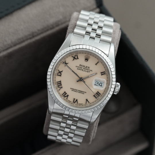 Rolex Datejust 36 ref.16220 'Cream Ivory Dial'