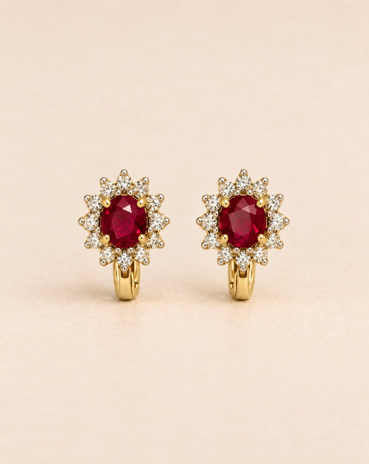 Ruby Earrings