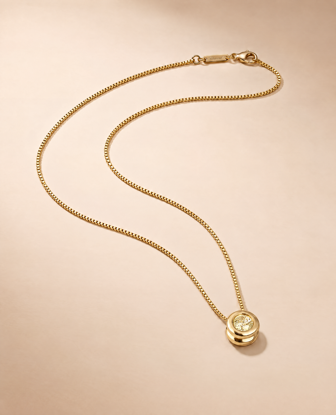 Fancy Light Yellow Brillant-Kette mit 0,614 ct