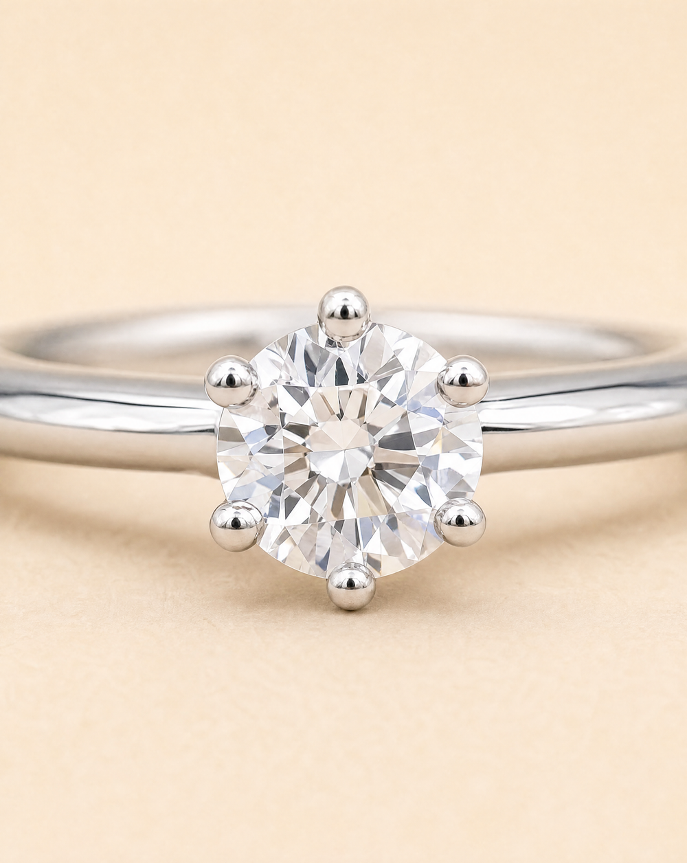 Tiffany & Co. Solitär-Ring mit 0,20 ct Brillant