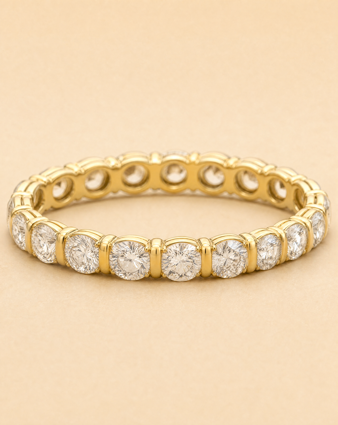 Brillant-Alliance-Ring aus 750 Gelbgold | ca. 2,10 ct