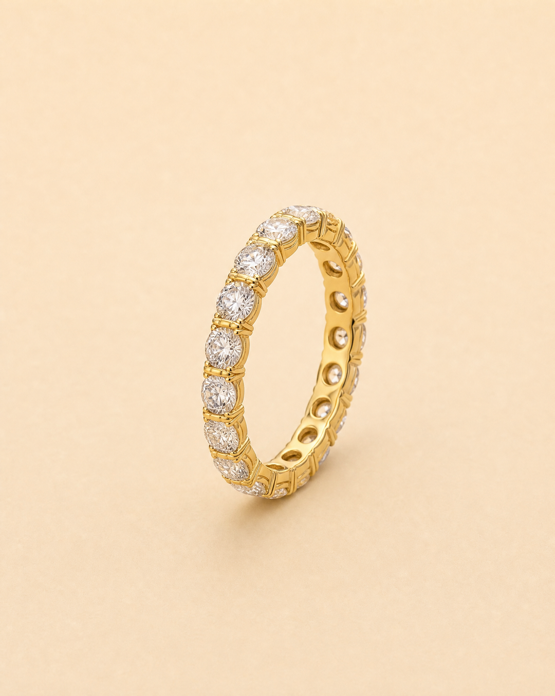 Brillant-Alliance-Ring aus 750 Gelbgold | ca. 2,10 ct