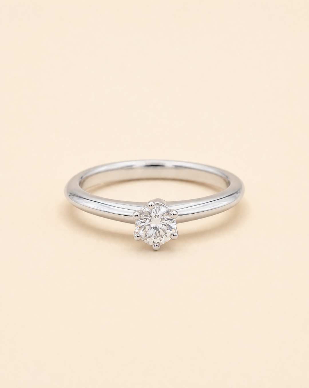 Tiffany &amp; Co. Solitär-Ring mit 0,20 ct Brillant