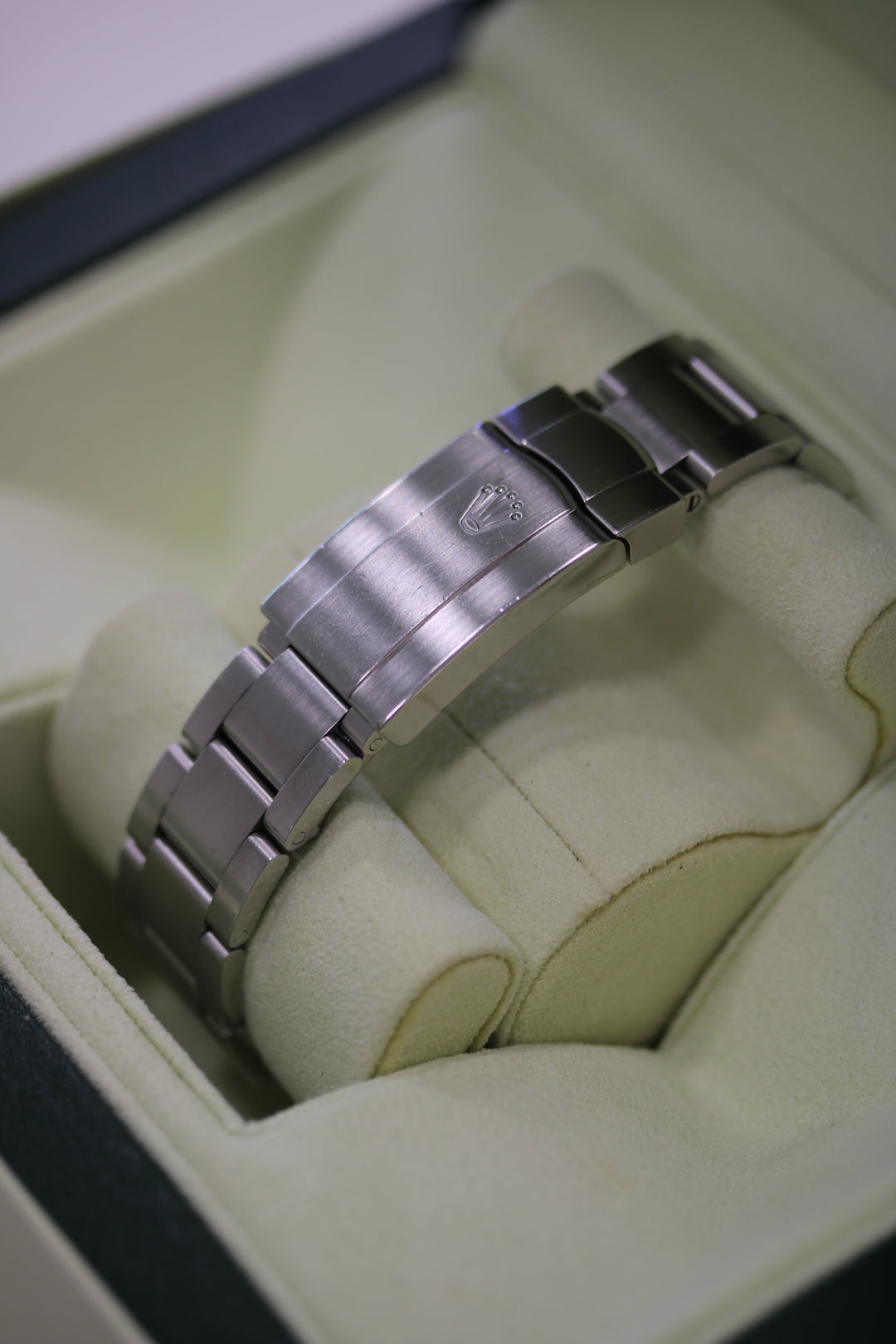 Rolex Air King 3 6 9 Silver Dial mit Purple Index - Full Set