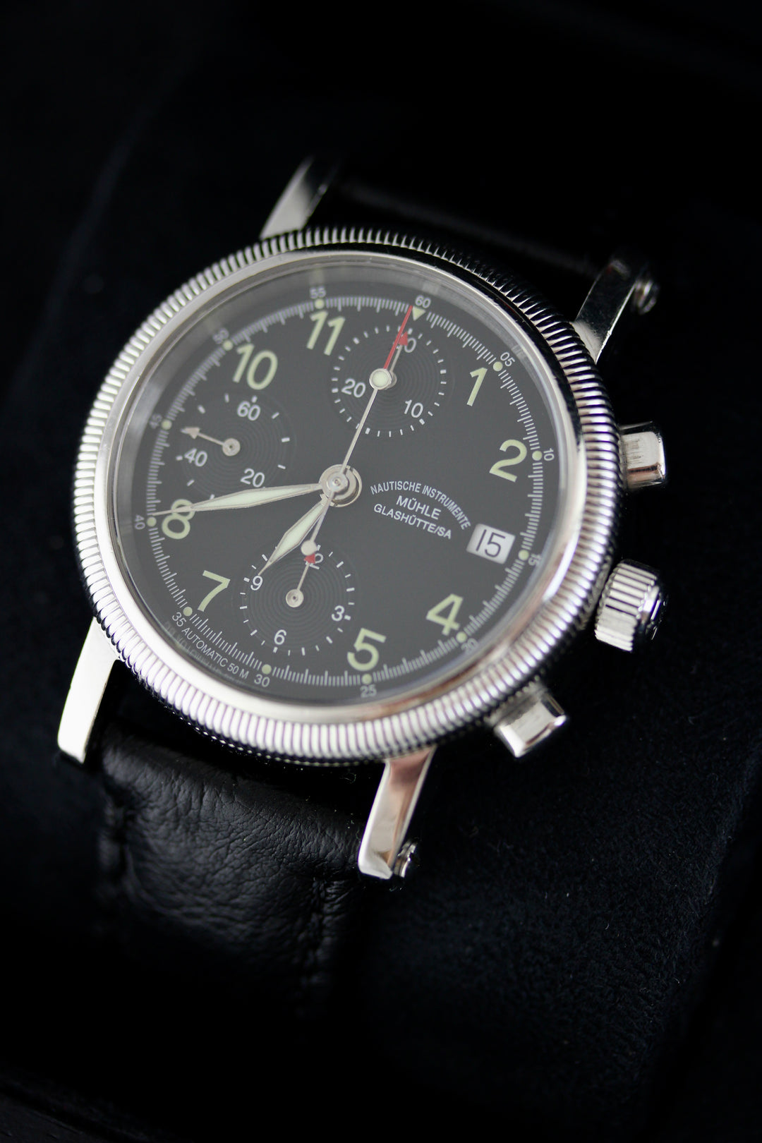 Mühle Glashütte Chronograph 37,5 mm - Full Set