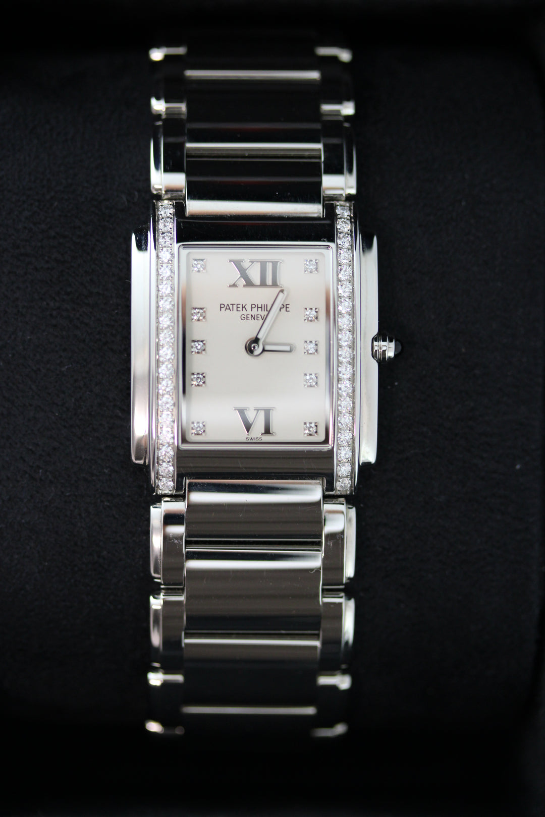 Patek Philippe Twenty~4 Diamond (mit Papieren)