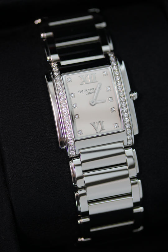 Patek Philippe Twenty~4 Diamond (mit Papieren)
