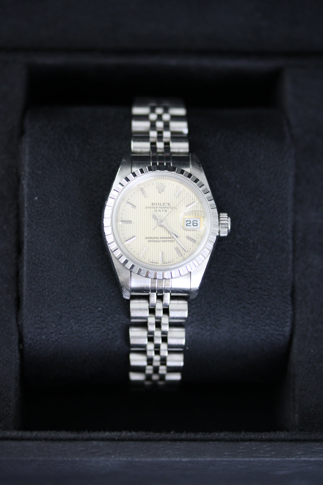 Rolex Lady-Datejust 26mm Tapestry Dial (Full Set)