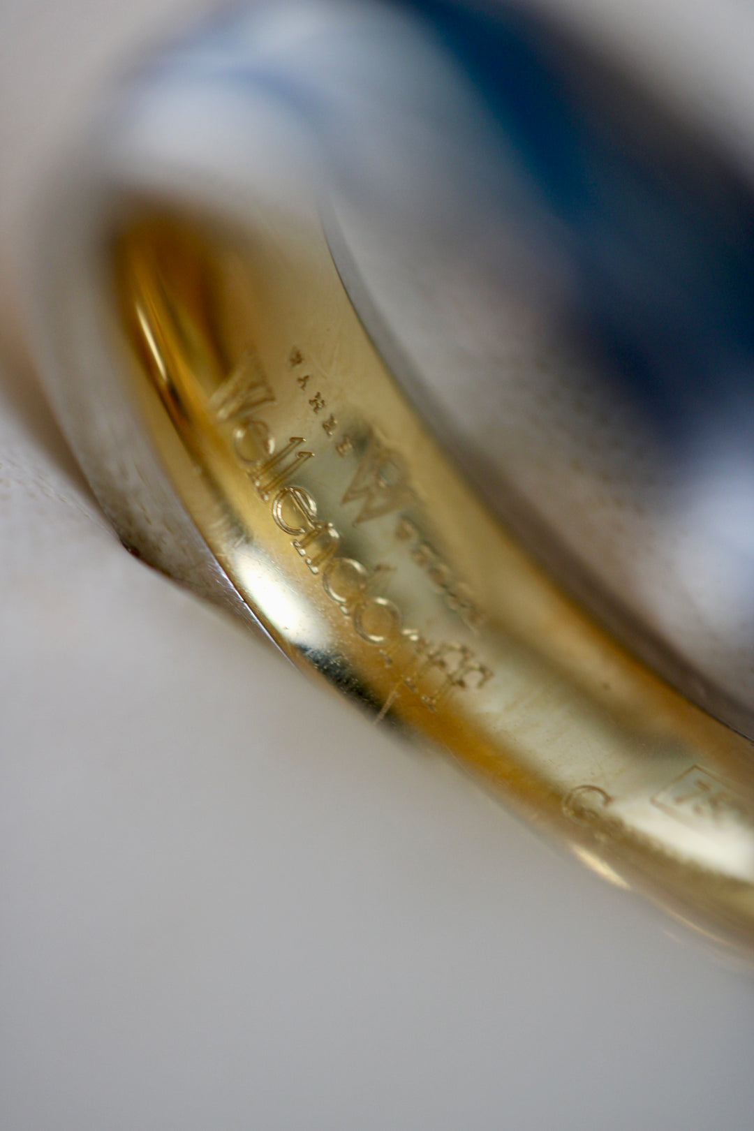 Wellendorff Shimmerring Waves aus 750 Weißgold