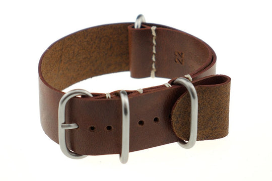 |Mod.487| NATO COPENHAGEN Echt Vintageleder