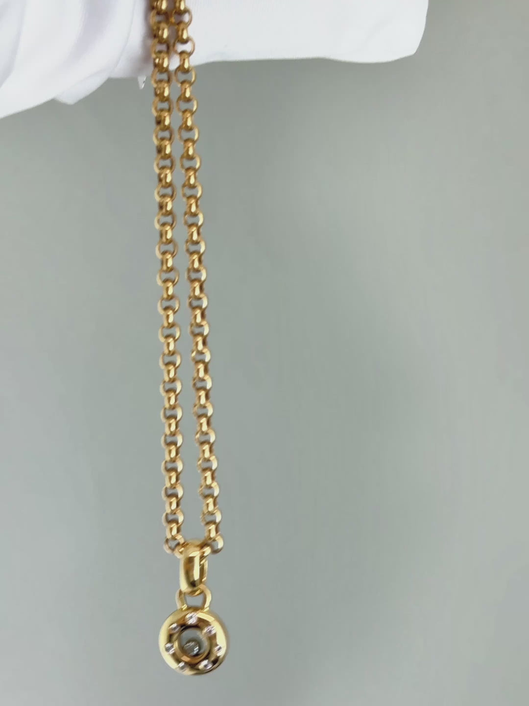 Chopard Happy Diamonds Kette aus 750 Gelbgold