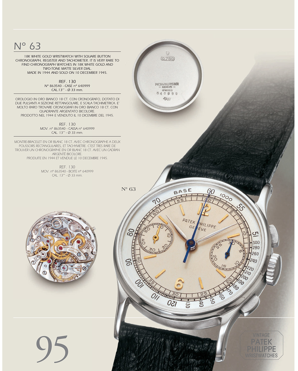 Patek philippe vintage chronograph hotsell